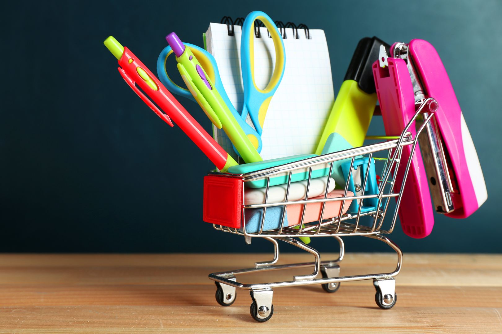 Verschiedene Büroartikel